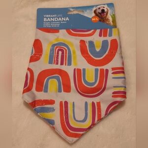 NWT! Vibrant Life Dog Bandana Sz M/L